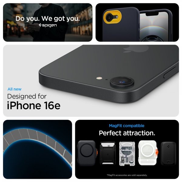 Spigen iPhone 16e/17e Skal Nano Pop MagFit Blueberry Navy
