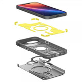 Spigen iPhone 16e/17e Skal Tough Armor MagFit Frost Black