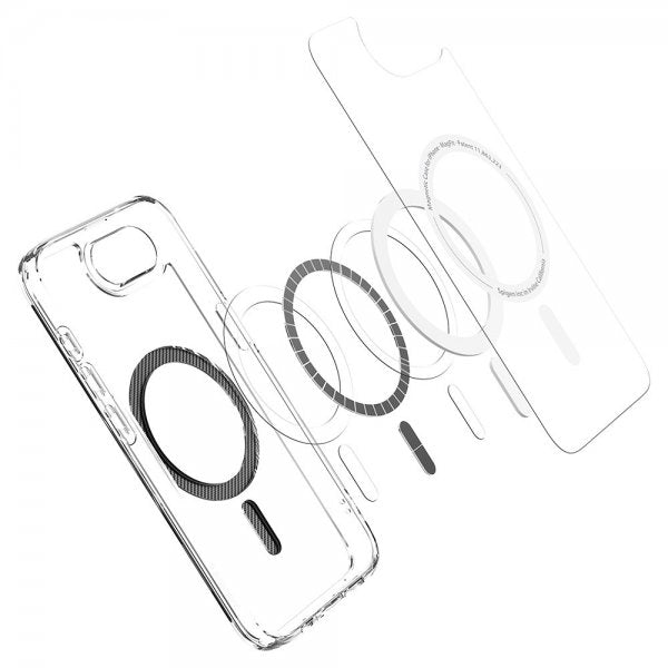 Spigen iPhone 16e/17e Skal Ultra Hybrid MagFit Carbon Fiber