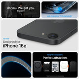 Spigen iPhone 16e/17e Skal Ultra Hybrid MagFit Clear White
