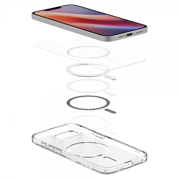 Spigen iPhone 16e/17e Skal Ultra Hybrid MagFit Frost White