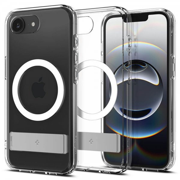 Spigen iPhone 16e/17e Skal Ultra Hybrid S MagFit Clear White