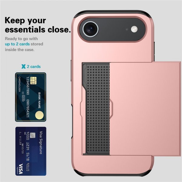 iPhone Air Skal Card Slide Blå