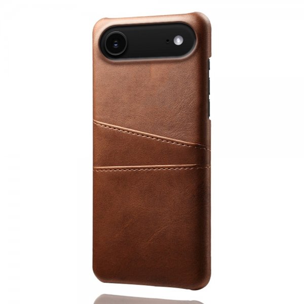 iPhone Air Skal med två Kortfack Mörkbrun