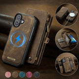 CaseMe iPhone 17 Fodral 008 Series Löstagbart Skal Brun