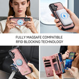 CaseMe iPhone 17 Fodral 008 Series Löstagbart Skal Rosa