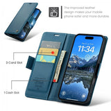 CaseMe iPhone 17 Fodral 023 Series Blå