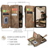 CaseMe iPhone 17 Fodral C30 Series Brun