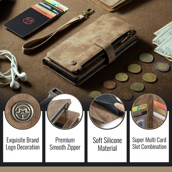 CaseMe iPhone 17 Fodral C30 Series Brun