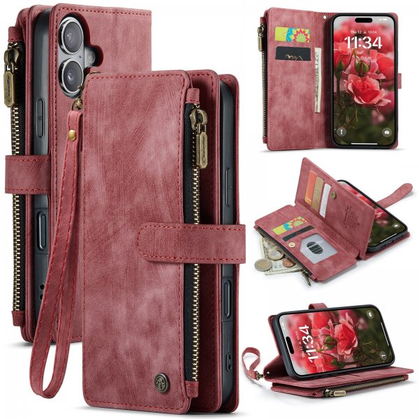 CaseMe iPhone 17 Fodral C30 Series Röd