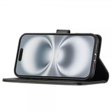 Lc.Imeeke iPhone 17 Fodral med Kortfack Stativfunktion Svart