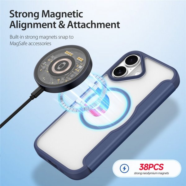 Dux Ducis iPhone 17 Fodral Skin X Pro Series MagSafe Blå