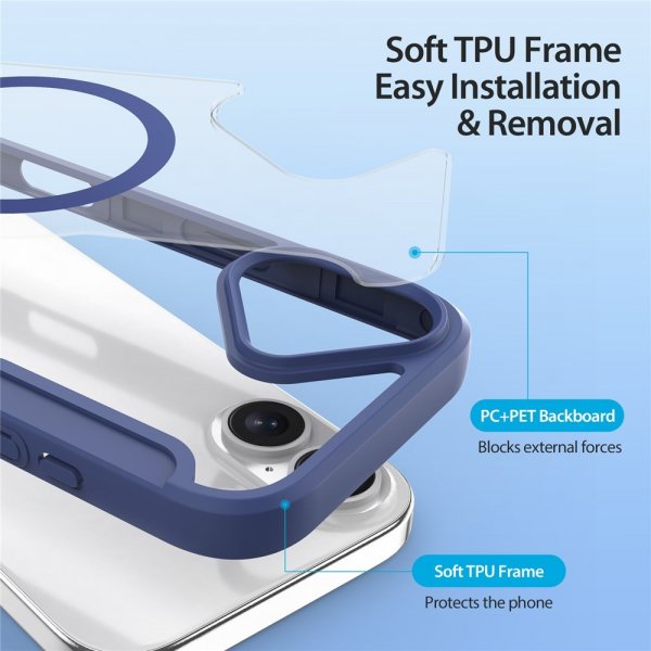 Dux Ducis iPhone 17 Fodral Skin X Pro Series MagSafe Blå