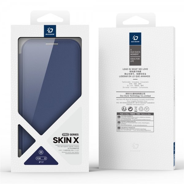 Dux Ducis iPhone 17 Fodral Skin X Pro Series MagSafe Blå