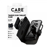 CARE by PanzerGlass iPhone 17 Fodral Tango Two-in-One Wallet MagSafe Svart