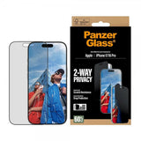 PanzerGlass iPhone 17/iPhone 16 Pro Skärmskydd Ultra-Wide Fit Privacy EasyAligner
