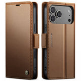 CaseMe iPhone 17 Pro Fodral 023 Series Brun