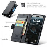 CaseMe iPhone 17 Pro Fodral 023 Series Svart