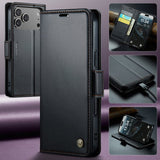 CaseMe iPhone 17 Pro Fodral 023 Series Svart