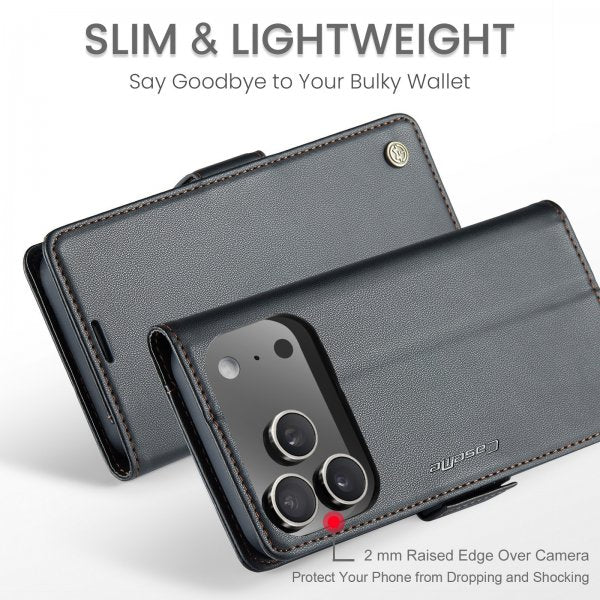 CaseMe iPhone 17 Pro Fodral 023 Series Svart
