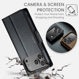 CaseMe iPhone 17 Pro Fodral 023 Series Svart