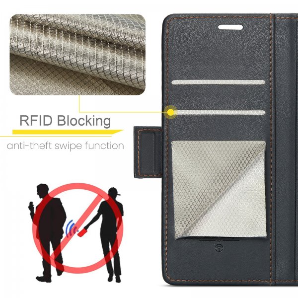 CaseMe iPhone 17 Pro Fodral 023 Series Svart