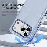 Dux Ducis iPhone 17 Pro Fodral 2-i-1 Lawa Series MagSafe Blå