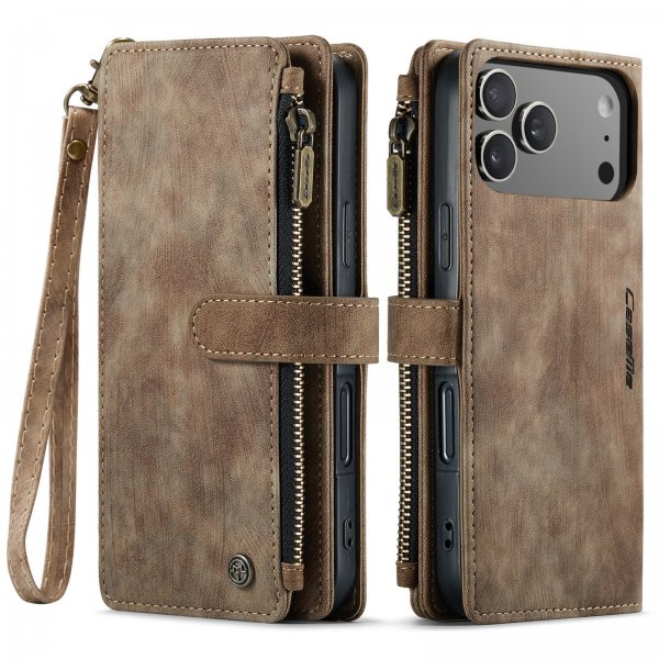 CaseMe iPhone 17 Pro Fodral C30 Series Brun