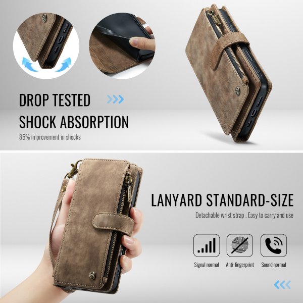 CaseMe iPhone 17 Pro Fodral C30 Series Brun