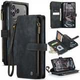 CaseMe iPhone 17 Pro Fodral C30 Series Svart