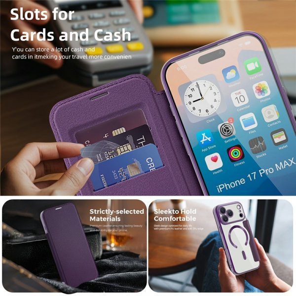 iPhone 17 Pro Fodral MagSafe Lila