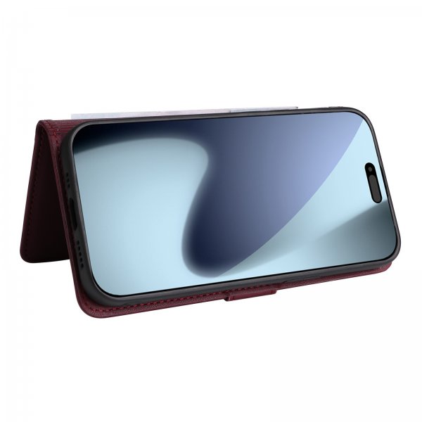 Betopnice iPhone 17 Pro Fodral med Löstagbart Skal 005 Röd