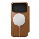 Nomad iPhone 17 Pro Fodral Modern Leather Folio English Tan