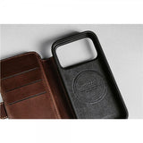 Nomad iPhone 17 Pro Fodral Modern Leather Folio Horween Rustic Brown