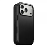 Nomad iPhone 17 Pro Fodral Modern Leather Folio Svart