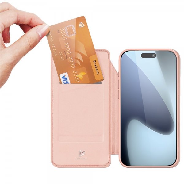 Dux Ducis iPhone 17 Pro Fodral Skin Pro Series Rosa