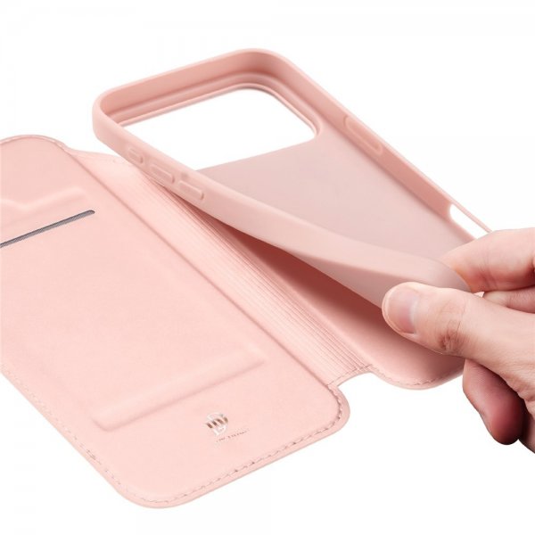 Dux Ducis iPhone 17 Pro Fodral Skin Pro Series Rosa