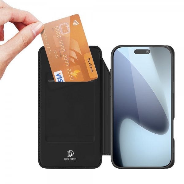 Dux Ducis iPhone 17 Pro Fodral Skin Pro Series Svart
