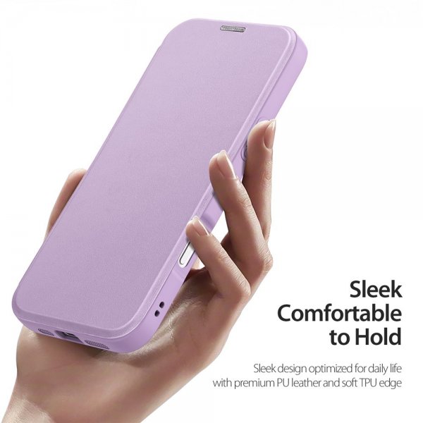 Dux Ducis iPhone 17 Pro Fodral Skin X Pro Series MagSafe Lila