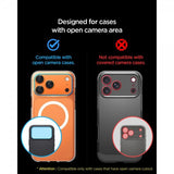 Spigen iPhone 17 Pro Kameraskydd Glas.tR EZ Fit Optik Pro XL Orange