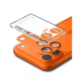 Spigen iPhone 17 Pro Kameraskydd Glas.tR EZ Fit Optik Pro XL Orange