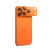 Spigen iPhone 17 Pro Kameraskydd Glas.tR EZ Fit Optik Pro XL Orange