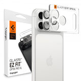Spigen iPhone 17 Pro Kameraskydd Glas.tR EZ Fit Optik Pro XL Silver