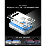 Spigen iPhone 17 Pro Kameraskydd Glas.tR EZ Fit Optik Pro XL Silver
