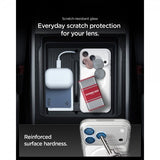 Spigen iPhone 17 Pro Kameraskydd Glas.tR EZ Fit Optik Pro XL Silver