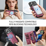 CaseMe iPhone 17 Pro Max Fodral 008 Series Löstagbart Skal Röd