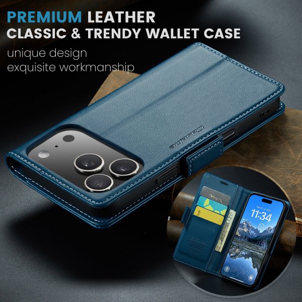 CaseMe iPhone 17 Pro Max Fodral 023 Series Blå