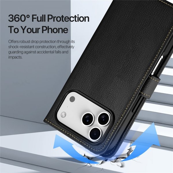 Dux Ducis iPhone 17 Pro Max Fodral 2-i-1 Lawa Series MagSafe Svart