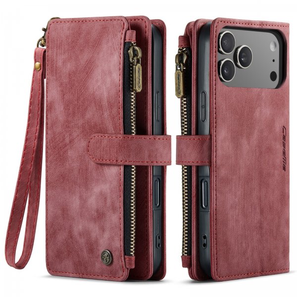 CaseMe iPhone 17 Pro Max Fodral C30 Series Röd