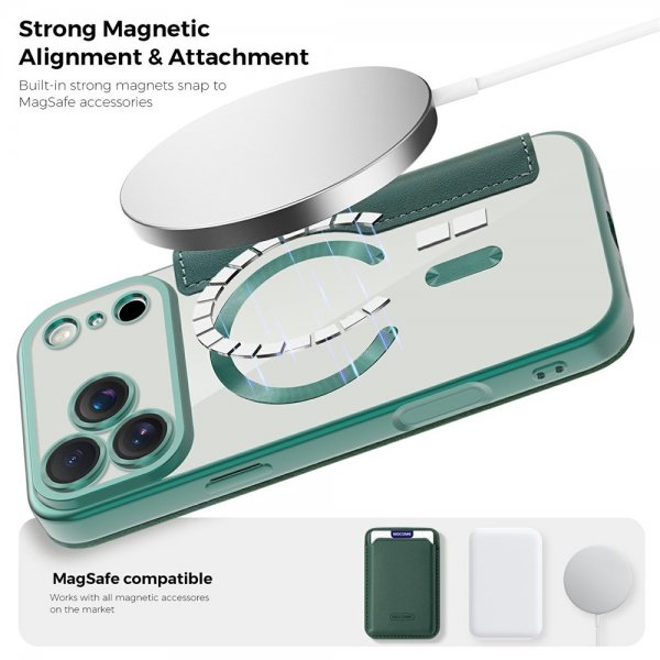 iPhone 17 Pro Max Fodral MagSafe Grön